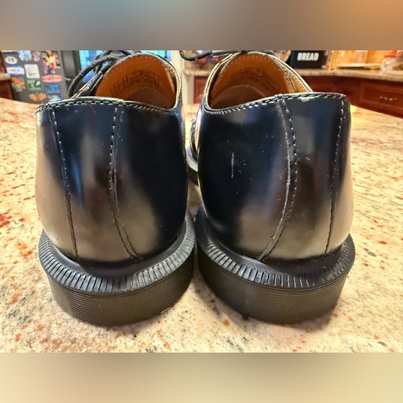 Dr Martens Ally Black Leather Derby Creeper Wingtip Shoes Men’s Size 7/Women’s 8 - Picture 6 of 15
